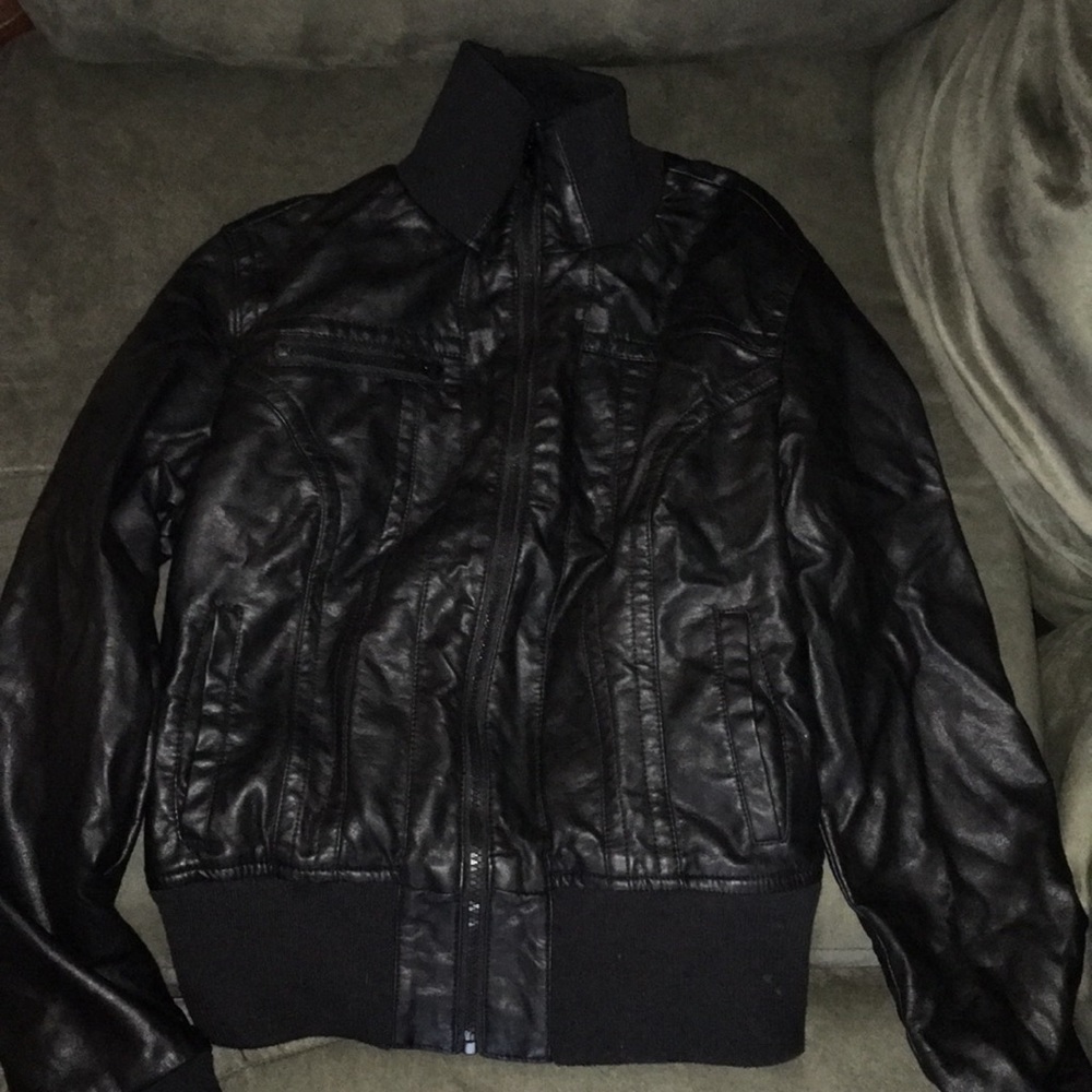 Leather jacket